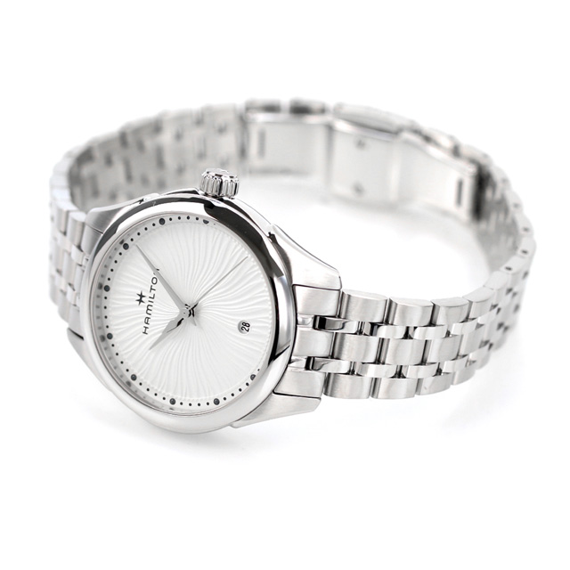 ハミルトン ジャズマスター レディ 腕時計 アナログ スイス製 ホワイト