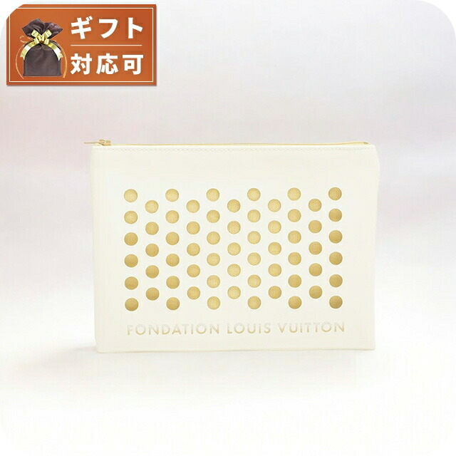 Fondation Louis Vuitton Clutch ポーチ シルバー LV-FDT-23557 Fondation Louis Vuitton Clutch ポーチ シルバー LV-FDT-23557