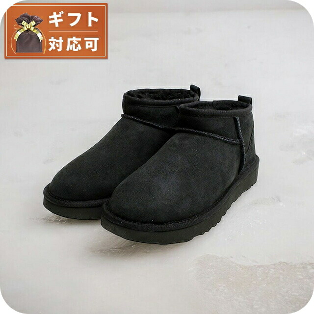 Ugg クラシックウルトラミニフツ 1116109 BLACK アグ UGG クラシックウルトラミニ 1116109 ブーツ メンズ