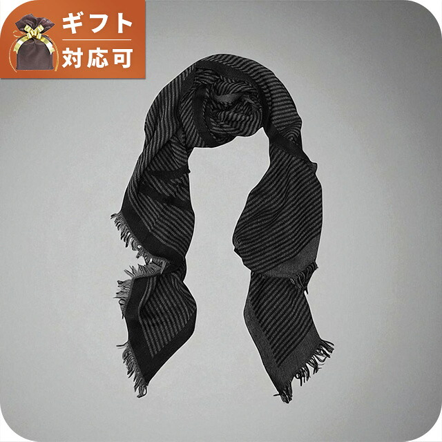 エンポリオアルマーニ EMPORIO ARMANI マフラー 625303-2F363-00020 メンズ ブラック マフラー ブランド|Infinitown