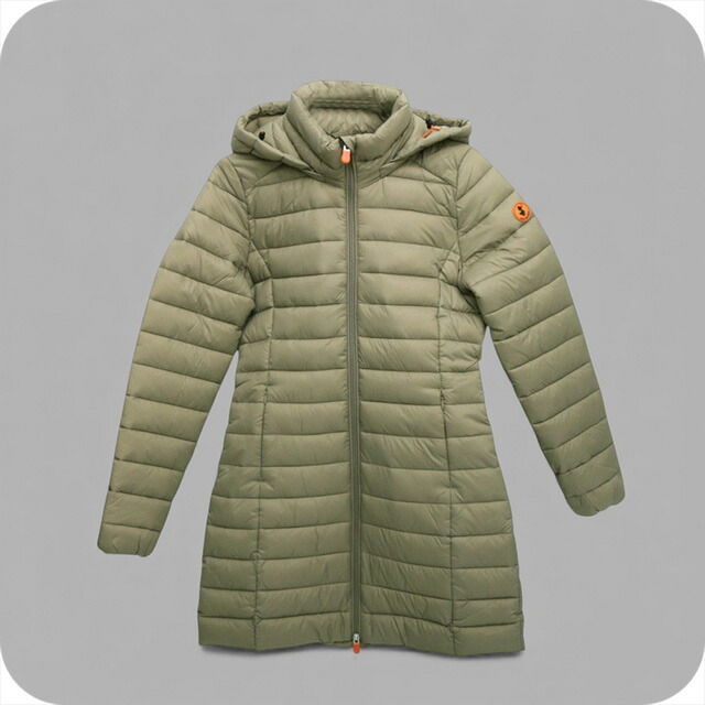 セイブ ザ ダック SAVE THE DUCK MIRI ダウンジャケット D47180W-40021-ELEPHANTGREY-0 レディース ダウンジャケット ブランド