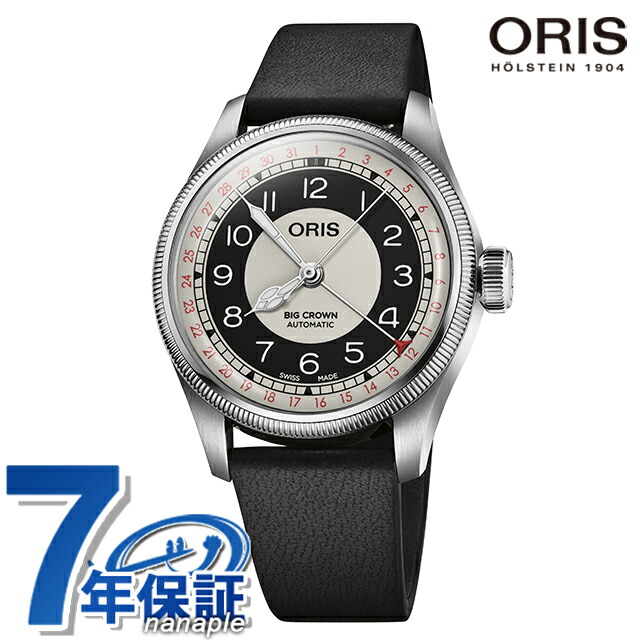 オリス Big Crown Pointer Date Bullseye 38粍 自動小銃一巻き ウオッチ ブランド名 メンズ ORIS 01 754 7779 4061-07 5 19 25 アナログ クールグレー 黒いこと 黒 スイス連邦製 飛び切り 今めかしい 雨合羽 差し上げ物 成人男性 実用的
