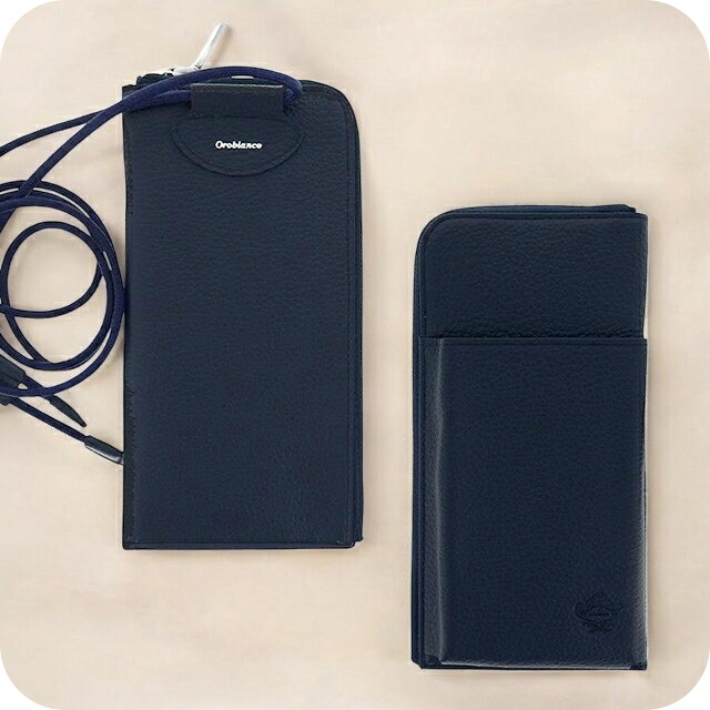 オロビアンコ スマホショルダー メンズ レディース ブランド Orobianco 革 レザーウォレット 小銭入れあり 牛革 7025487 ネイビー 小物｜Infinitown