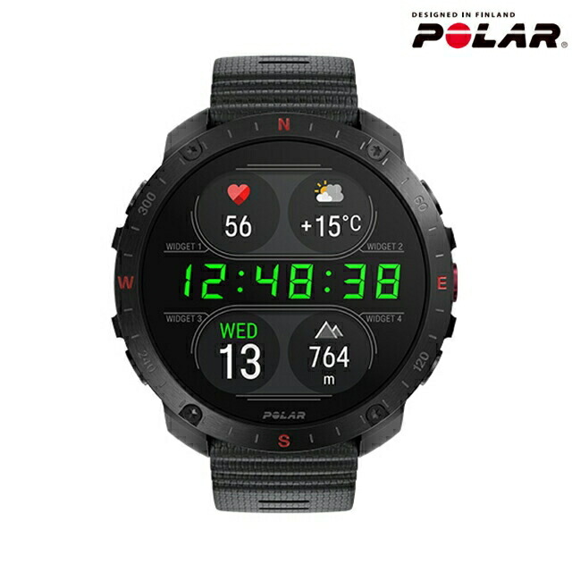 ポラール Grit X2 Pro ナイト爵黒いこと 申し受ける式石英 スマートウォッチ ブランド名 メンズ レディース Bluetooth POLAR 900110283 デジタル 黒いこと 黒