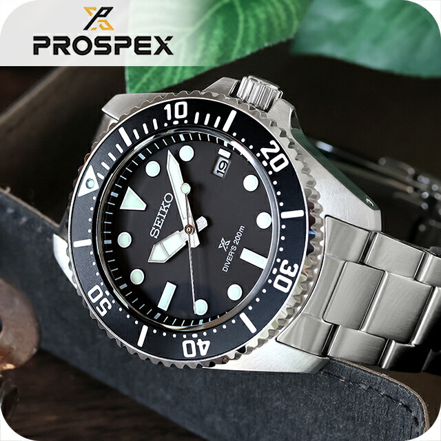 セイコー プロスペックス ダイバースキューバ ソーラー ウォッチ メンズ ダイバーズウォッチ SEIKO PROSPEX SBDJ063 アナログ 黒いこと 黒 ブランド名 今めかしい 雨合羽 文字記号盤 気が大きい 差し上げ物 成人男性 実用的