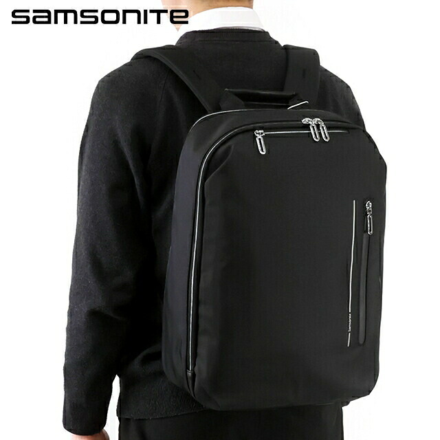 サムソナイト リュック メンズ Samsonite ONGOING バックパック リュックサック スクールバッグ 100％リサイクルPET 144760 ブラック バッグ 旅行カバン ブランド 高級 おしゃれ プレゼント 男性 実用的 かっこいい
