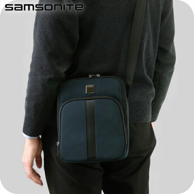サムソナイト ショルダーバッグ メンズ レディース ブランド Samsonite サックスクエア ブルー バッグ