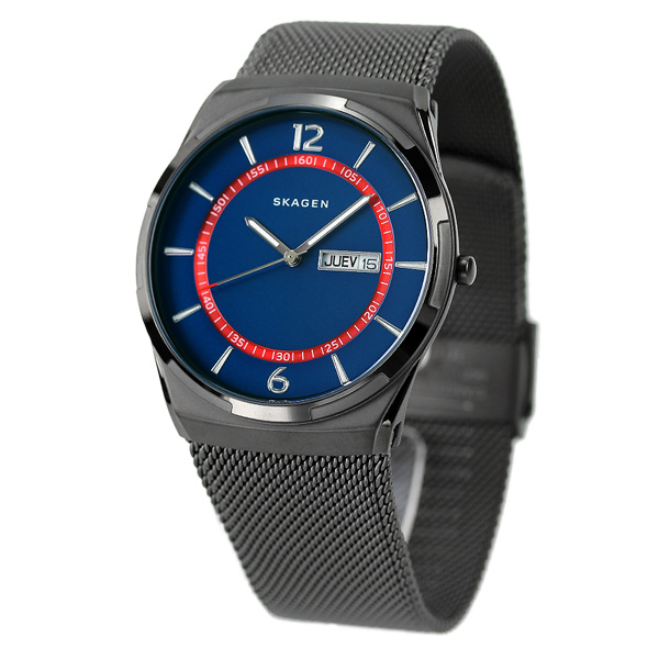 スカーゲン 腕時計 メルビー SKAGEN 40mm SKW6503 時計 メンズ ブルー 
