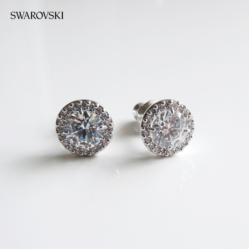 スワロフスキー ピアス レディース ブランド SWAROVSKI Una Angelic スタッド スワロフスキー 両耳用 5636269 シルバー アクセサリー