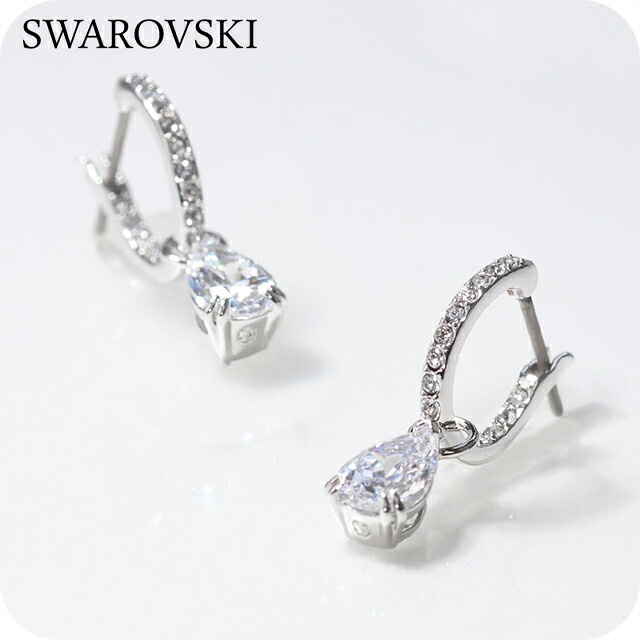 スワロフスキー ピアス レディース SWAROVSKI Stilla フープ 両耳用 5636716 シルバー アクセサリー ジュエリー ブランド 高級 おしゃれ プレゼント 女性 実用的 かわいい｜Infinitown