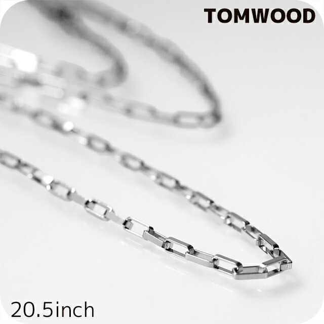新品正規品 Tom Wood Pebble ペンダントネックレス TOM WOOD（トムウッド） ペンダント Pebble Pendant 22.5inch ぺブル
