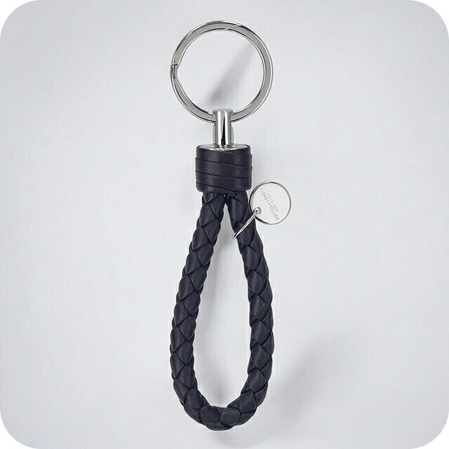 BOTTEGAタブキーリング BOTTEGA VENETA Dark Red Leather Tab Key Ring Holder | eBay