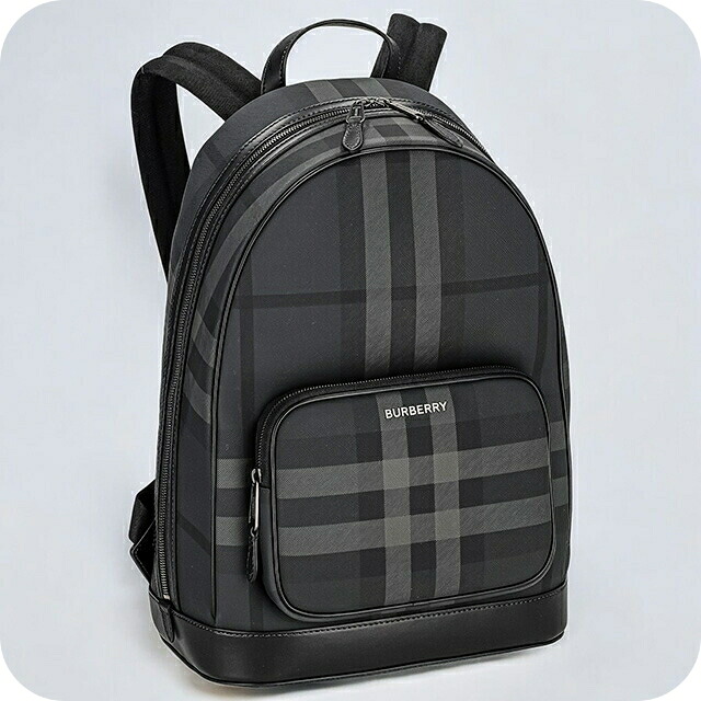 バ－バリ－ リュック メンズ BURBERRY チェック 8065630 ブラック 旅行カバン ブランド 高級 おしゃれ プレゼント 男性 実用的 かっこいい