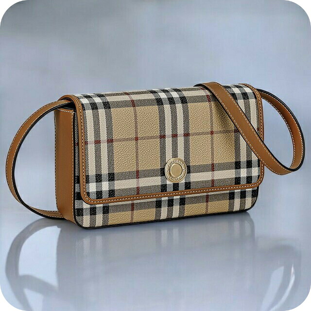バ－バリ－ ショルダーバッグ レディース ブランド名 BURBERRY 照合のしるし 8070421 ベージュ