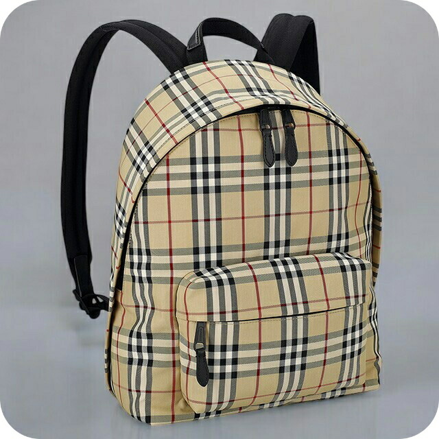 バ－バリ－ 背嚢 メンズ BURBERRY 照合のしるし 8084113 ベージュ 旅する袋 ブランド名 御前上等 今めかしい 差し上げ物 成人男性 実用的 かっこいい
