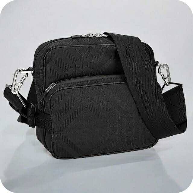 BURBERRY　メッセンジャーバッグ 　ショルダーバッグ　ナイロン/レザー BURBERRY バーバリー ショルダーバッグ/メッセンジャーバッグ