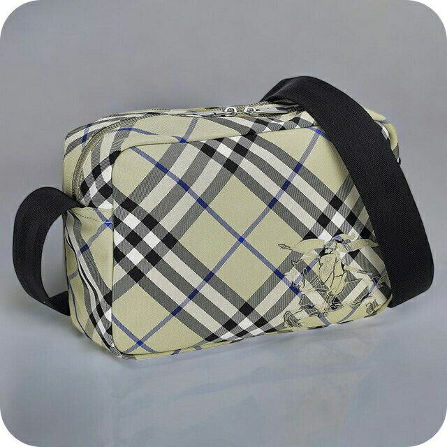 バ−バリショルダーバッグ ベージュ 黒 バ－バリ－ ショルダーバッグ メンズ ブランド BURBERRY チェック