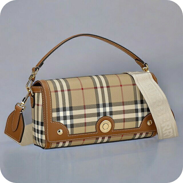 バ－バリ－ ショルダーバッグ レディース ブランド BURBERRY チェック 8092048 ベージュ 105,790円