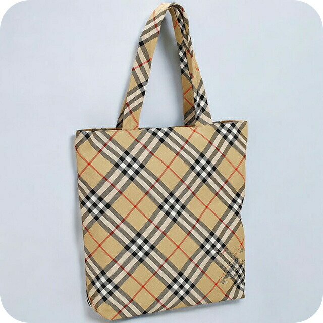 BURBERRY チェック柄 バッグ 美品)Burberry チェック柄 バッグ
