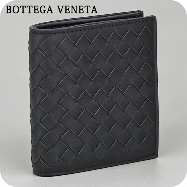 ボッテガ・ヴェネタ 二つ折り財布 二折財布 メンズ ブランド BOTTEGA VENETA 222338-V47W1 2015 ダークグレー