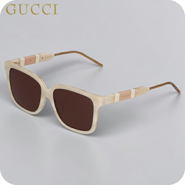 グッチ 黒眼鏡 レディース ブランド名 GUCCI JAPAN GG0599SA 005 ベージュ