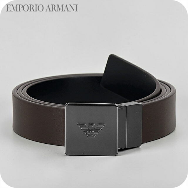 エンポリオ・アルマーニ 胴締め メンズ ブランド名 EMPORIO ARMANI Italy EM001651-AF14719 M6096 赤銅色/黒いこと