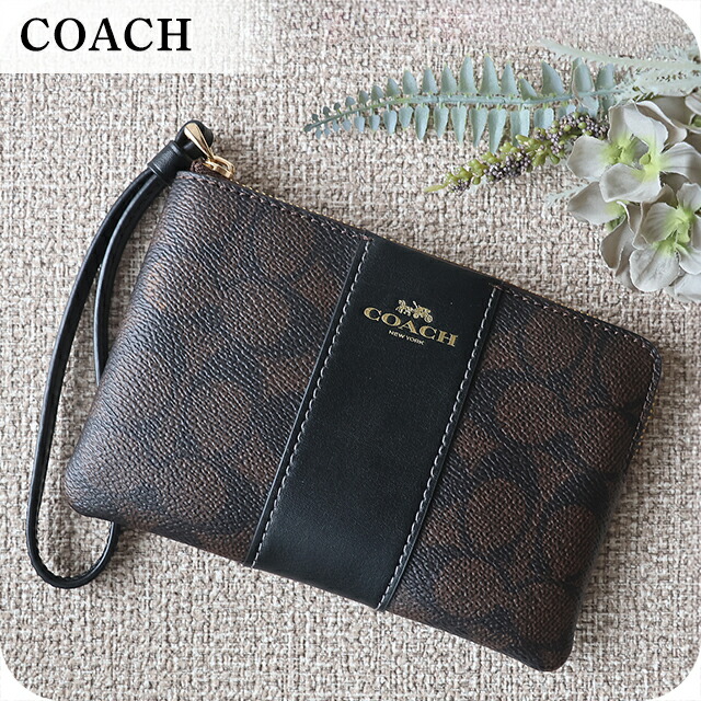 コーチ職 合切袋 レディース ブランド名 COACH Vietnam CW854 IMXAQ 暗然たる赤銅色/黒いこと