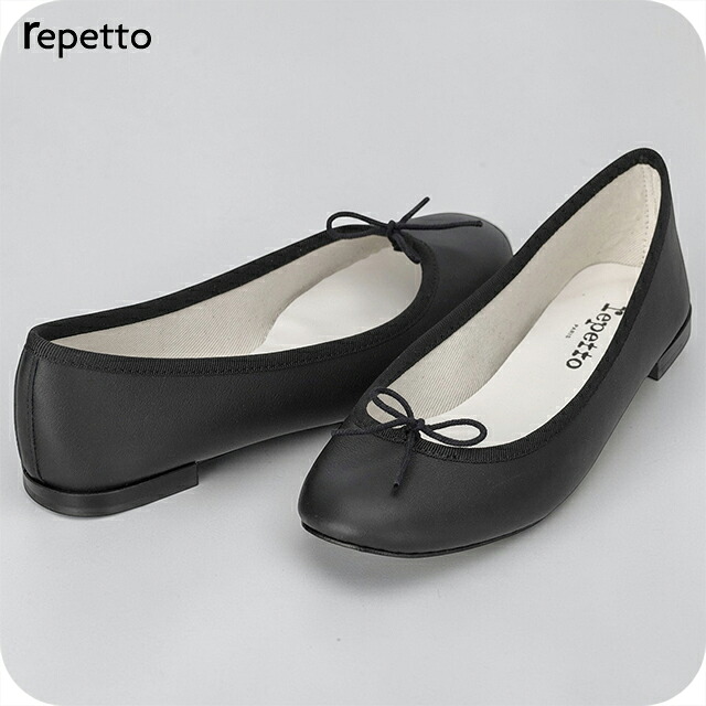 レペット ドレスシューズ レディース ブランド Repetto レザー FRANCE V086VE 410 ブラック シューズ