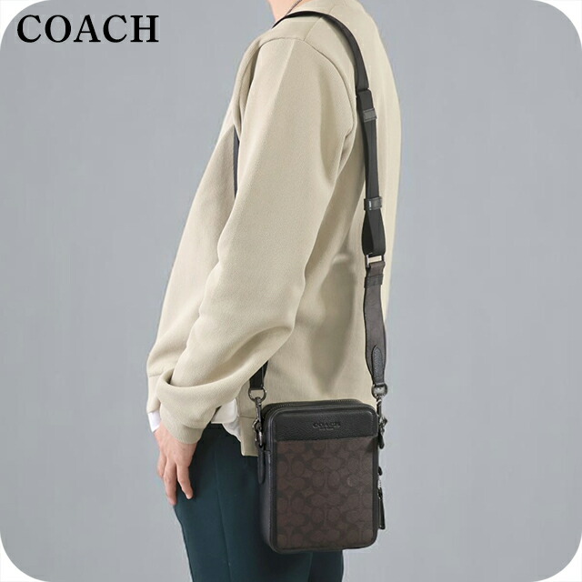 コーチボディーバッグ COACHショルダーバッグ F49318 メンズバッグ COACH コーチ ショルダーバッグ メンズ クロスボディ ブラック