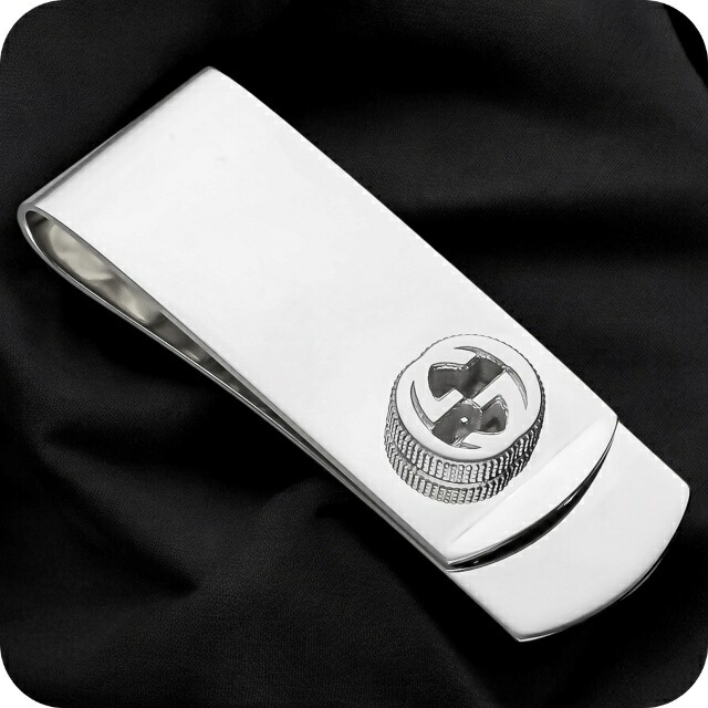 楽天市場】グッチ マネークリップ インターロッキングG 499062