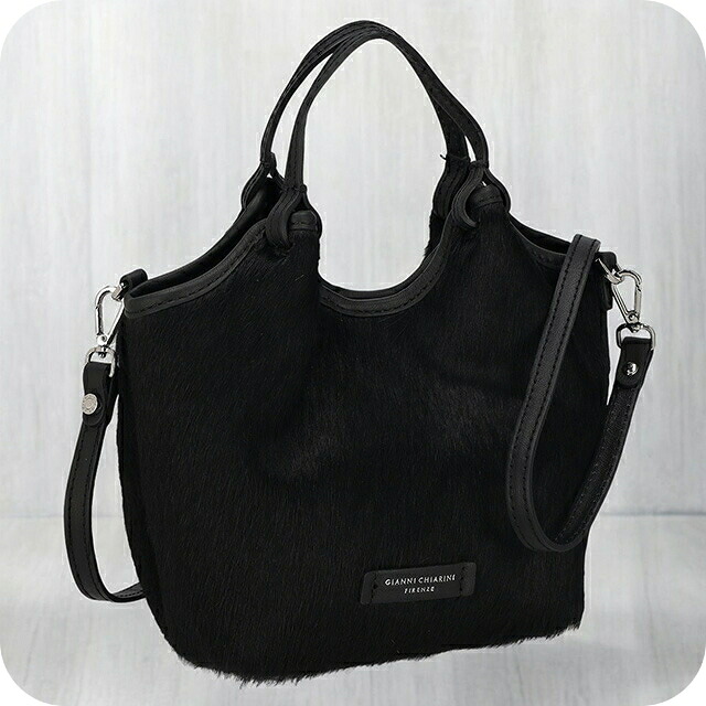 ジャンニキアリーニ ハンドバッグ レディース ブランド GIANNI CHIARINI レザー BS 11108 HORSY ブラック 軽量 小さめ 手提げ 高級 おしゃれ プレゼント 女性 実用的 かわいい|Infinitown