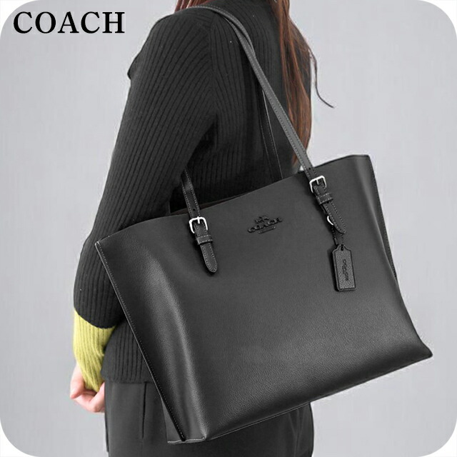 COACH ブラックレザーバッグ COACH コーチ ショルダーバッグ レザー ブラック : ブランド