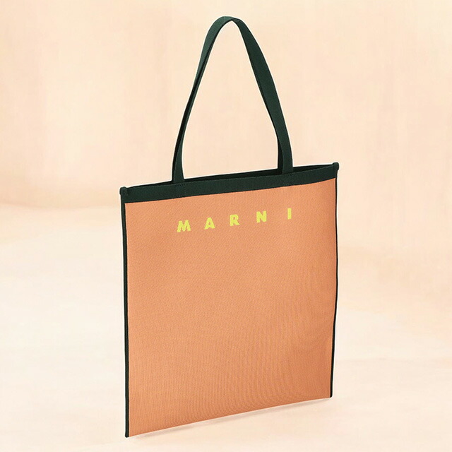MARNI PVC バイカラートートバッグ MARNI - 【ラスト1点】 PVC ショッピングバック / トートバック