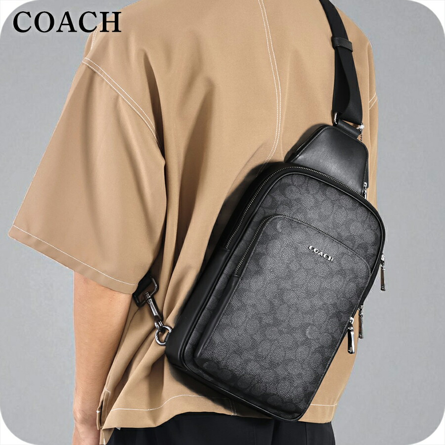 COACH ブラック ボディバッグ キルティング 楽天市場】＼先着!3000円OFFクーポン☆今使える／ コーチ ボディ