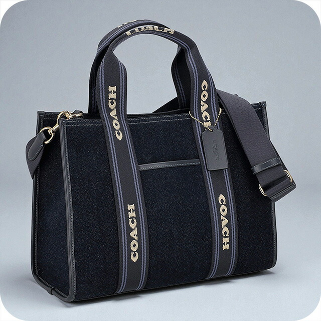 コーチ トートバッグ 2way ショルダーバッグ レディース アウトレット ブランド COACH CCL68 IML6L ネイビー 軽量 手提げ 高級 おしゃれ プレゼント 女性 実用的 かわいい