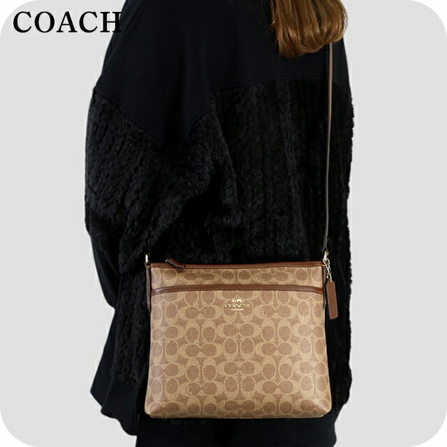 コーチ ショルダーバッグ メッセンジャーバッグ レディース アウトレット ブランド COACH CCQ21 IMXHE ブラウン 斜めがけ 高級 おしゃれ プレゼント 女性 実用的 かわいい