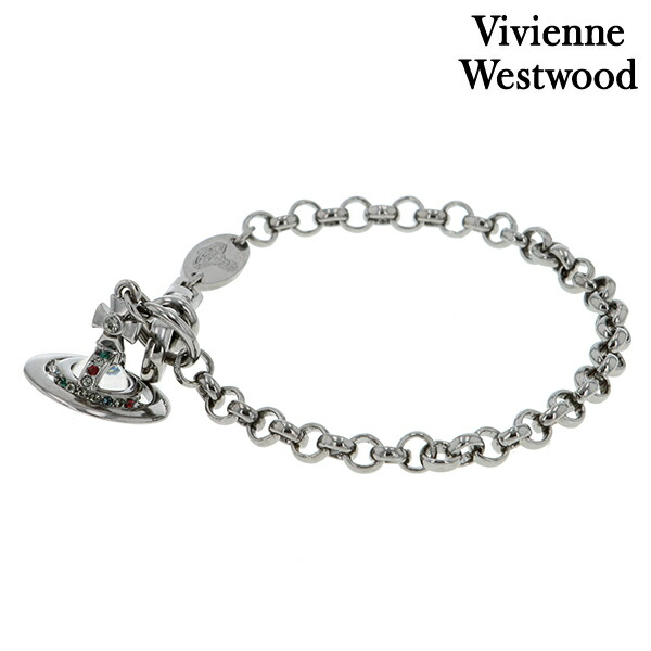 ヴィヴィアン 酉の方角木材 腕輪 Vivienne Westwood プチオーブ シャンデリヤ メンズ レディース ユニ一発やる 61020057-S001 黒いこと 付属品 差し上げ物 差し上げ物 実用的