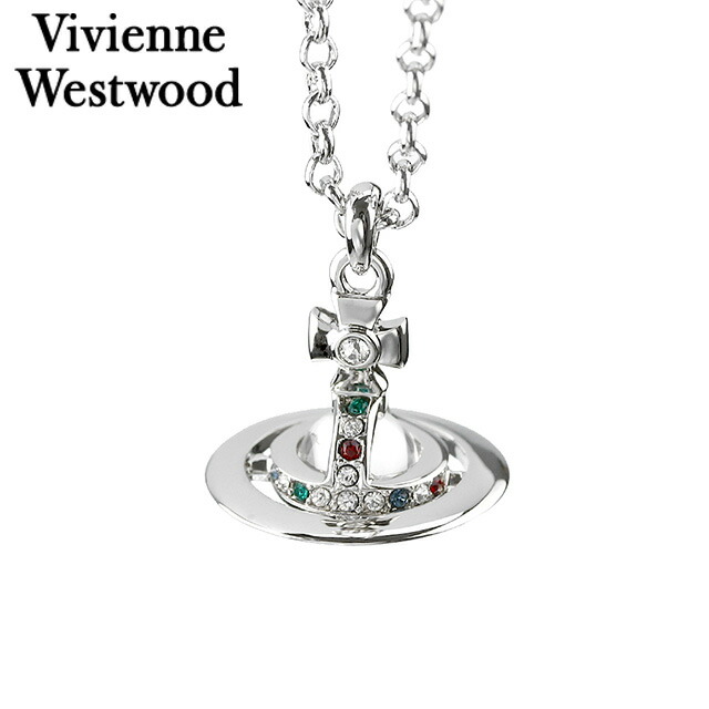 ヴィヴィアン　ネックレスなど ☆vivienne westwood☆安全ピン オーブチャーム ネックレス 男女