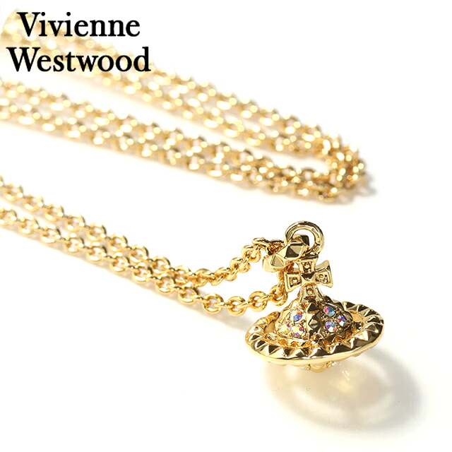 ヴィヴィアン ウエストウッド ネックレス メンズ レディース ブランド Vivienne Westwood メイフェアスモールオーブ 630203EF-02R115 ゴールド アクセサリー ビビアン ジュエリー ブランド 高級 おしゃれ プレゼント 実用的 ペア｜Infinitown