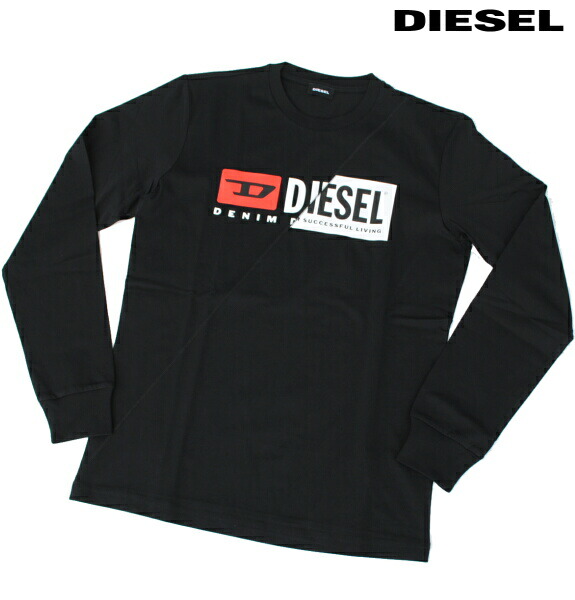 21人気新作 Diesel あす楽対応 送料無料 秋モデル Black メンズ T Diego Ls Cuty ロンt Tシャツ プリント 長袖 Tシャツ ディーゼル T Diego Ls Cuty 900 Rashiastrologer Com