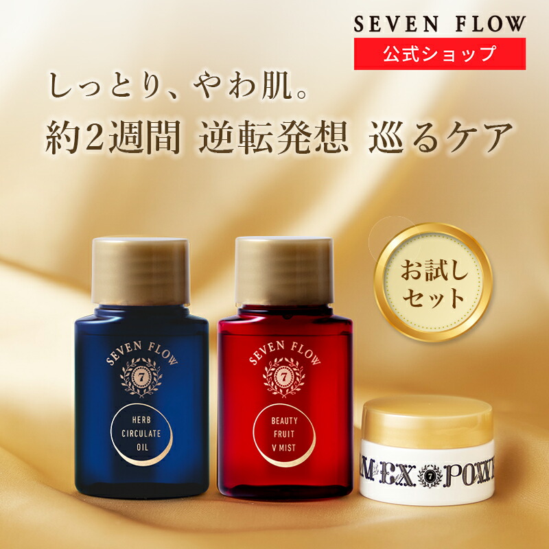 セブンフロー　ハーブサーキュレートオイル＆サマージェルの2本セット 11⁄11まで 25%OFFクーポン 公式 セブンフロー