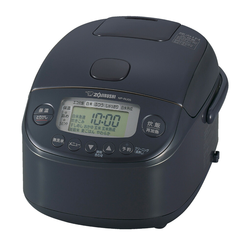 象印マホービン　ZOJIRUSHI　炊飯器 3合 極め炊き 圧力IHジャー スレートブラック　NP-RU05｜はじめshop