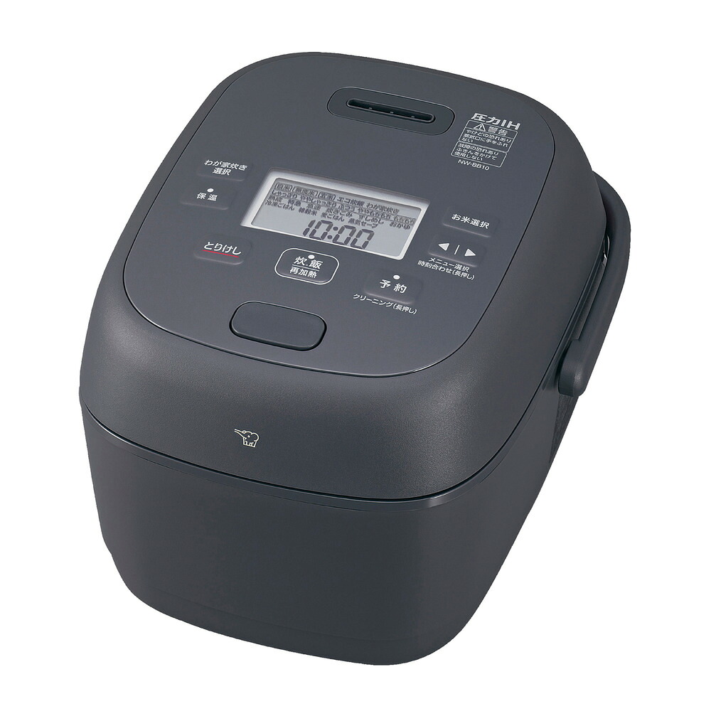 象印マホービン ZOJIRUSHI 圧力IH炊飯ジャー 極め炊き 5.5合 圧力IHスレートブラック NW-BB10|はじめshop