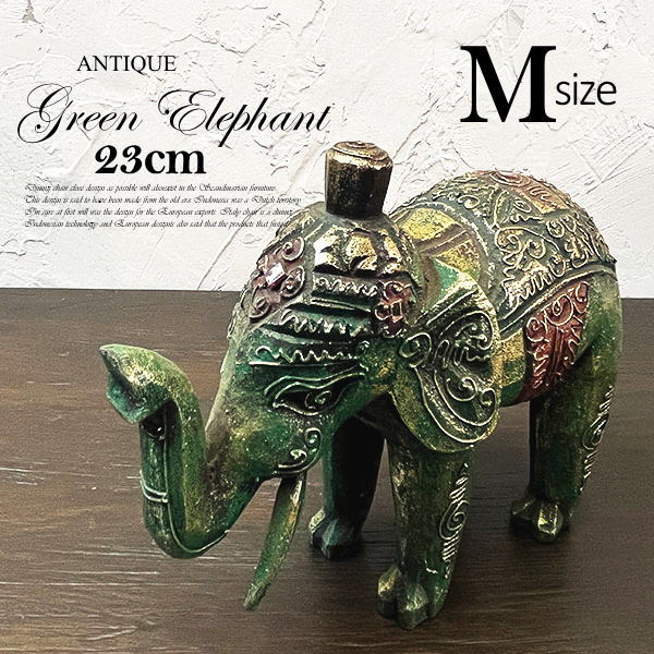 楽天市場】彫刻置物(水牛の角）象(ゾウ)【置物 象 プレゼント 誕生日