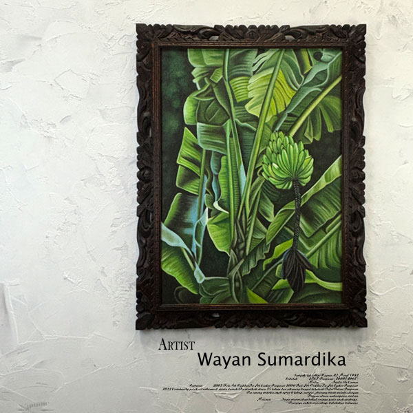 楽天市場】バリ絵画 アートパネル ロータス ＜100cm×120cm＞ ブルー 蓮