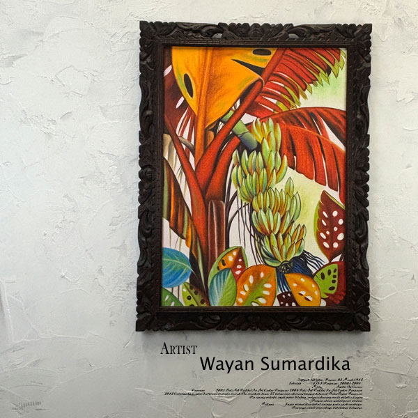 楽天市場】バリ絵画 アートパネル ロータス ＜100cm×120cm＞ ブルー 蓮