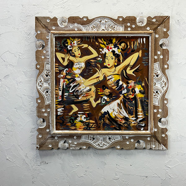 再々お値下げ中！バリのアートな絵画 24sak22.jpg