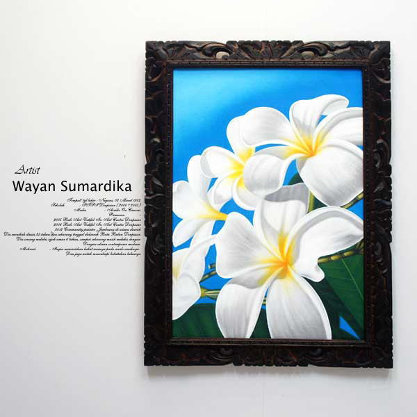 楽天市場】3つの絵でひとつのアートとして完成する プルメリア の 絵画