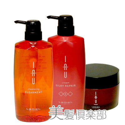 Lebel ルベル IAU イオ クレンジング クリアメント シャンプー 600ml&イオ クリーム シルキーリペア トリートメント600ml&イオマスク170g 送料無料