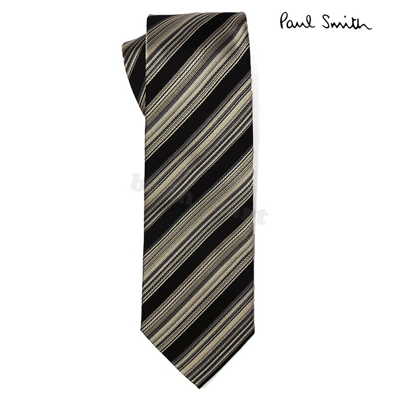 激安大特価 送料無料 ポールスミス ネクタイ ブランド専用ギフトｂｏｘ付き ラッピング1点目無料 メール便可 ポールスミス ネクタイ Atxc 552m C57 79 Ip 0177 ブラック グレー Paul Smith ストライプ ブランド ネクタイ おしゃれ ギフト プレゼント 誕生日